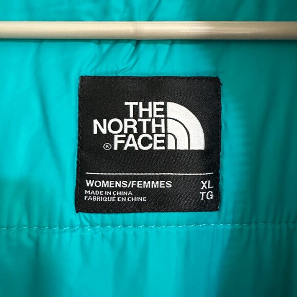 The North Face Women's Insulated Jacket XL HyVent Primaloft Teal Grey - Picture 9 of 14